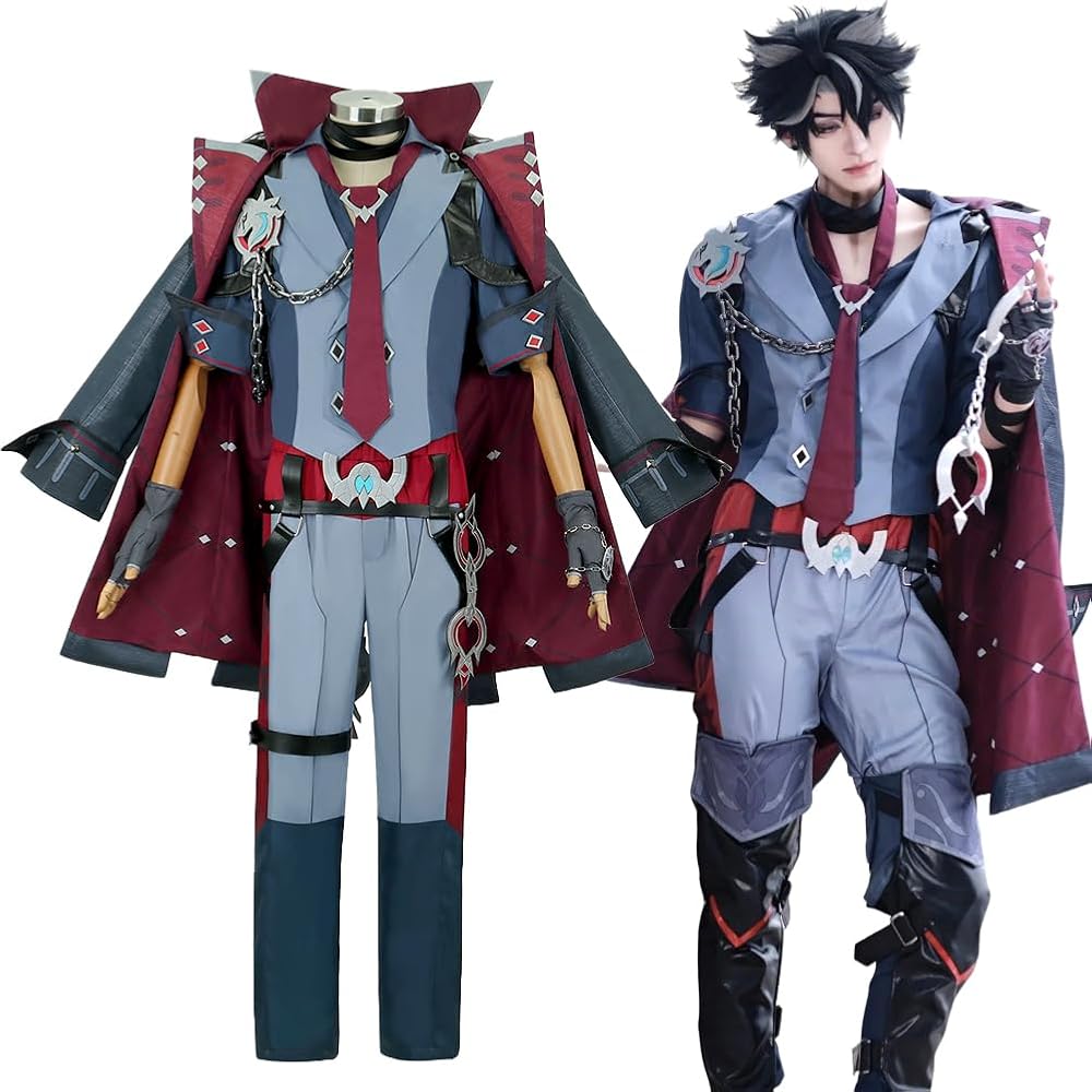 Amazon.co.jp: [Sieberg] 原神 リオセスリ コスプレ衣装 ウィッグ付き